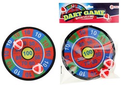 Klittenband dartspel mini dartbord 18cm voor kinderen en volwassenen