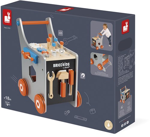 Janod Brico'kids - DIY magnetische trolley-3