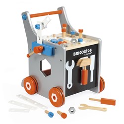 Janod Brico'kids - Magnetische DIY Trolley voor kinderen - Houten speelgoed
