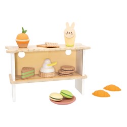 Janod houten speelset banketbakkerij - patisserie speelgoed kraam