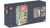 Janod maison de poupée bois Happy Day - grande maison avec meubles-2