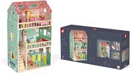 Janod maison de poupée bois Happy Day - grande maison avec meubles-3