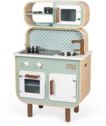 Janod speelgoedkeuken - Reverso houten kinderkeuken met licht en geluid