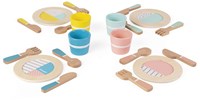 Janod vaisselle en bois - service pour enfants et jeu d’imitation-3
