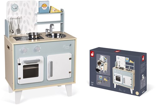 Janod houten speelgoedkeuken Plume met accessoires - speelkeuken-3