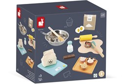 Janod houten bakset - Keukenspeelgoed banketbakkerij voor kinderen
