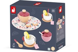 Janod service à thé en bois - set cuisine - bois FSC - dès 2 ans