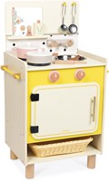 Janod houten keuken fornuis - Shiny Grandma speelkeuken met accessoires