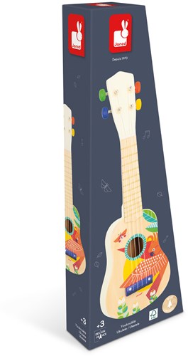Janod Gioia - Ukulélé - Instrument de musique en bois pour enfants