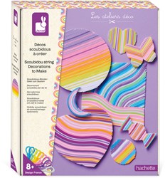 Janod creatieve set - Scoubidou decoraties maken voor kinderen