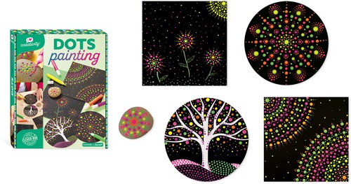 Janod coffret créatif peinture à pois pour enfants dès 8 ans-3
