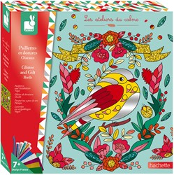 Janod kit créatif oiseau pailleté et doré jouet créatif