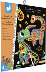 Janod Scratch Art - Coffret créatif dinosaures pour enfants