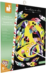 Janod Scratch Art - Coffret créatif Animaux du Monde pour enfants