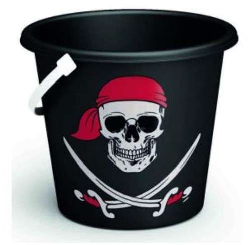 Adriatic seau jouet de plage pirate Ø18cm sable