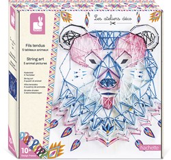 Janod coffret créatif animaux - Jeu créatif fil tendu