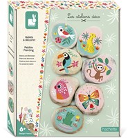Janod Atelier Deco - Creatieve knutselset stenen verven en versieren