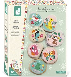 Janod Atelier Deco - Creatieve knutselset stenen verven en versieren