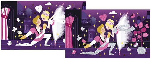 Janod knutselset neon glitter ballerina creatief speelgoed-2