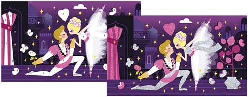 Janod Atelier - Neon Glitter Ballerina-2