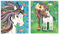 Janod schilderen op nummer paarden - creatief knutselpakket-3