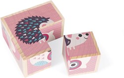Janod blokpuzzel Baby Dieren - 4 blokken