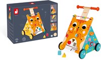 Janod houten loopwagen kat - activiteiten duwwagen voor peuters-2