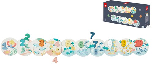 Janod Puzzle avec chiffres Pure My First-3