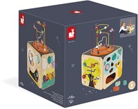 Janod houten speelbox - activiteitenkubus voor peuters - motoriek speelgoed-2