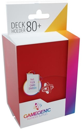 Gamegenic deckbox kaartenhouder 80+ rood - kaartenopbergbox
