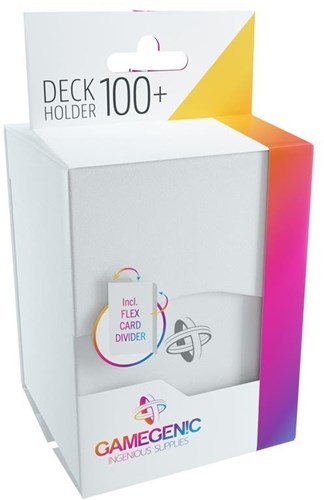 Gamegenic boîte de rangement deckbox 100+ cartes blanche - cartes à collectionner
