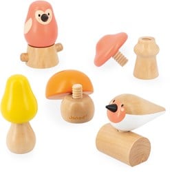 Janod Apprendre à visser avec des oiseaux et des champignons WWF