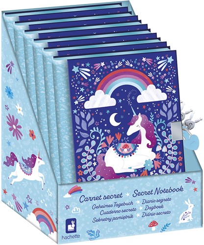 Janod dagboek unicorn - geheim notitieboek met slot en sleutels-2