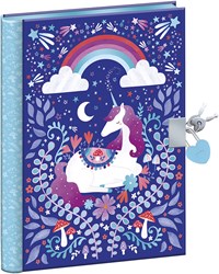 Janod dagboek unicorn - geheim notitieboek met slot en sleutels