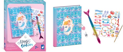 Janod dagboek Magic Ocean - geheim notitieboek voor kinderen-2