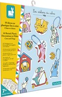 Janod coffret créatif - Plastique fou chats et chiens kit DIY