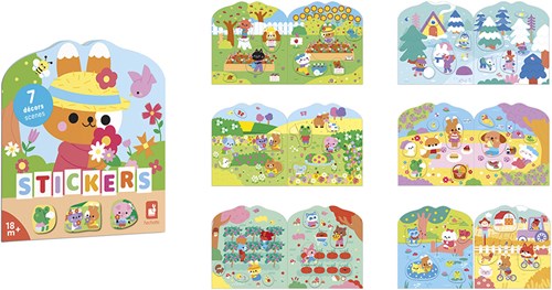 Janod stickerboek - Platteland stickers voor kinderen vanaf 18 maanden-3