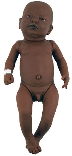 Babypop jongen Liam 52 cm vinyl pop huidskleur speelgoed