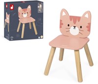 Janod kinderstoel kat - houten stoel voor kinderkamer-2