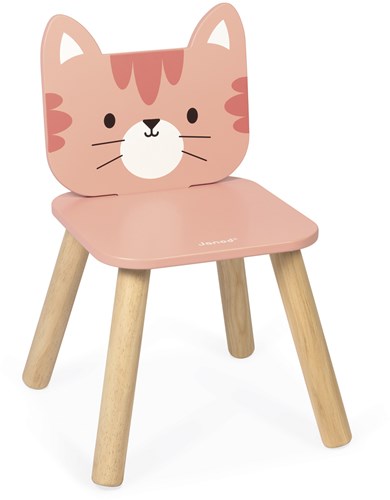 Janod kinderstoel kat - houten stoel voor kinderkamer-3