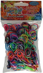 Glow in the Dark loombands set 600 stuks armbandjes maken wit