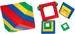 Eduplay jouet puzzle triangle set - 15 pièces - carton éducatif