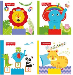 Fisher-Price livre cartonné sons d'animaux - livre éducatif bébé