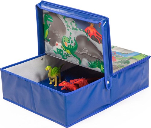 Pop-it-Up speelgoed opbergbox dinosaurus - Speelmat en opbergdoos voor kinderen-2