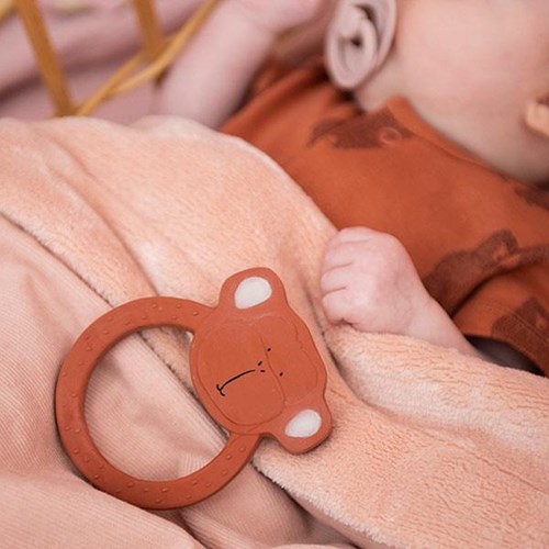 Trixie anneau de dentition en caoutchouc naturel bébé - jouet de dentition Mr. Monkey-3