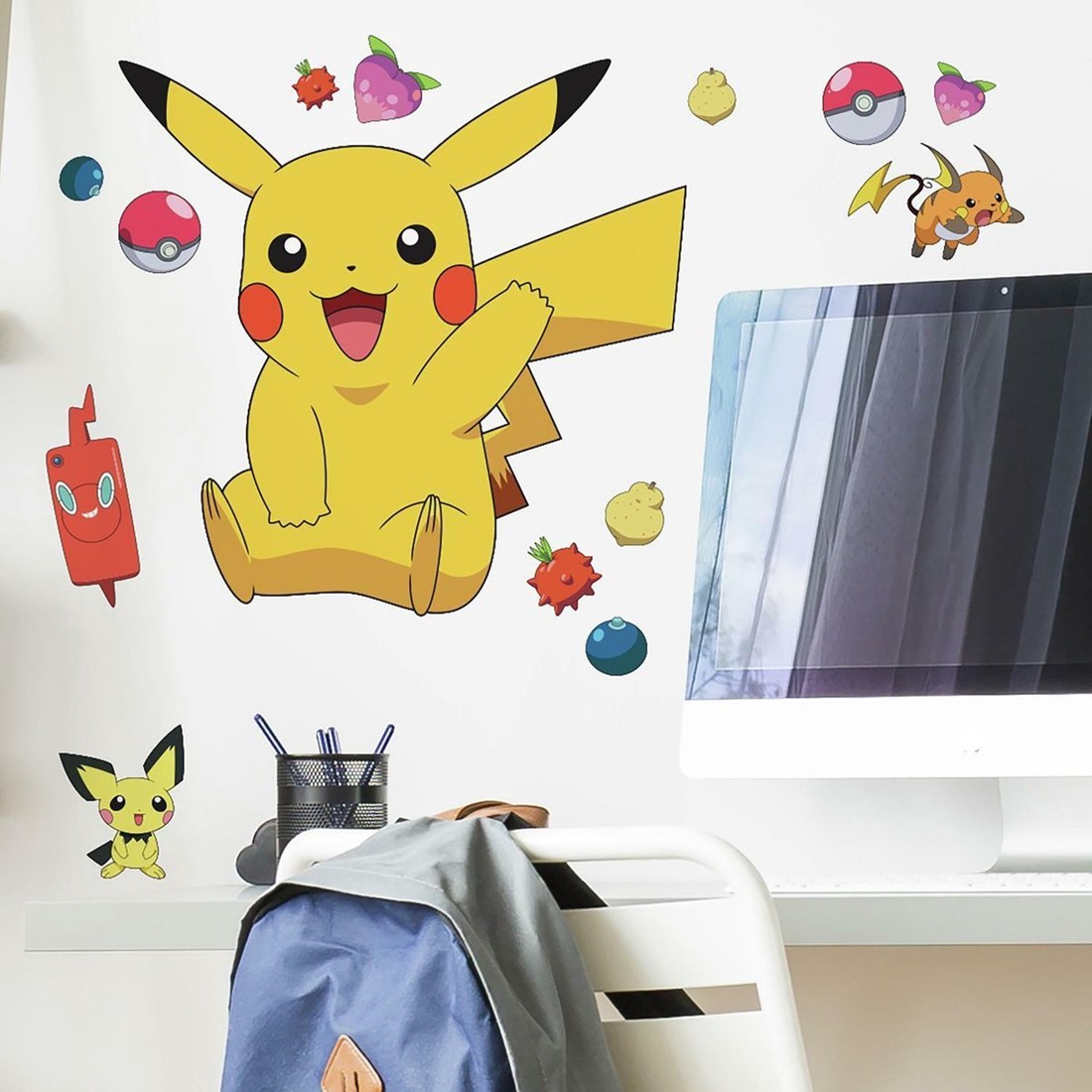 Stickers muraux Pokémon RoomMates - Pikachu Big
