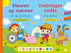 Deltas Kleuren op nummer Op de boerderij