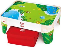 Hape treinbaan speeltafel met opbergbox - jungle thema - kindertafel