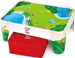 Hape Treinbaan speeltafel met opbergbox