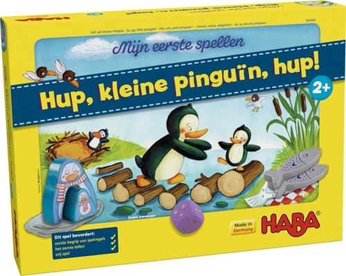 Haba jeu - jeu éducatif de société Mes premiers jeux Hup, petit pingouin, hup